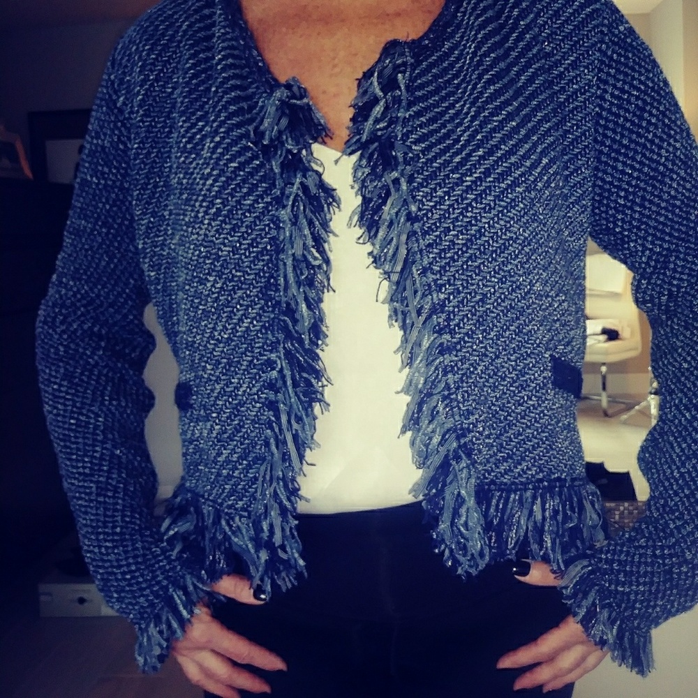 NWT White House Black Mkt Tweed Jacket